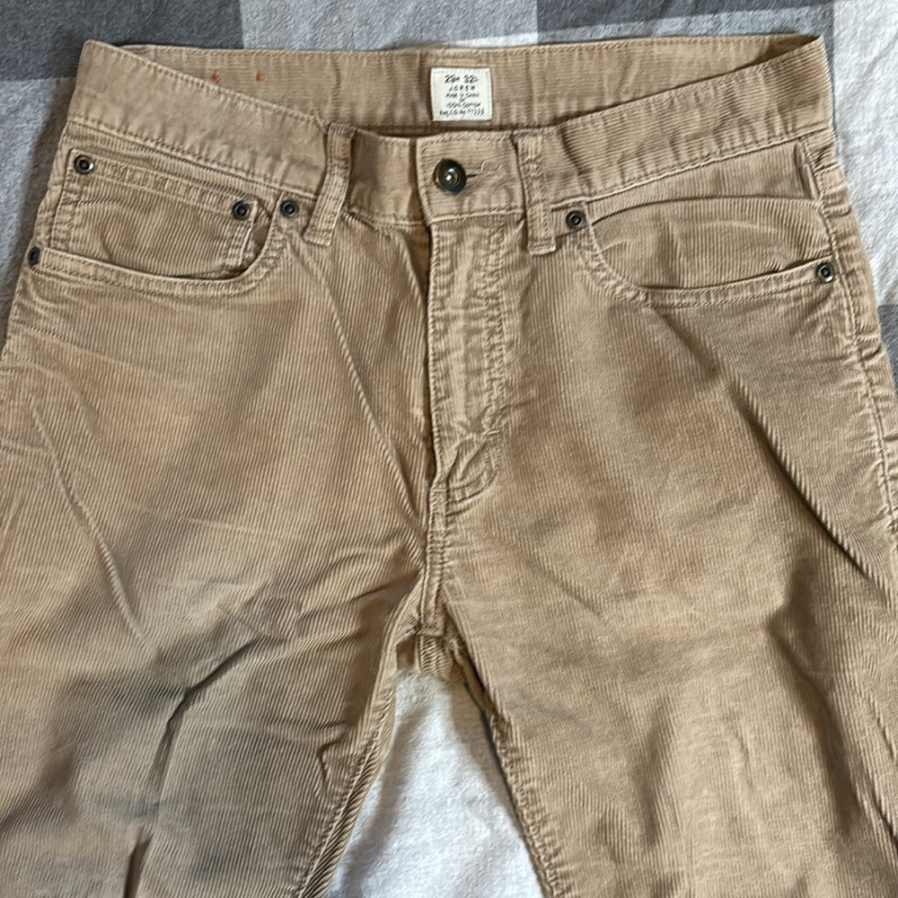 J. Crew 100% Cotton Corduroy Pants 29/32